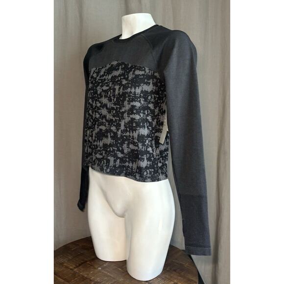ZELLA NWT Women’s two piece Set Long Sleeve Top And leggings Black and grey - Picture 10 of 16